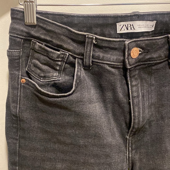 Zara cropped flare size 4 - Picture 2 of 5